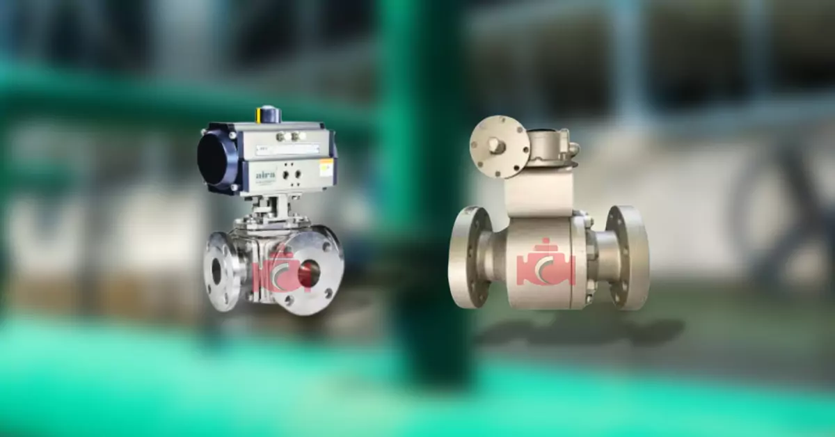 Pneumatic 3 Way / 4 Way / 5 Way Floating Ball Valve