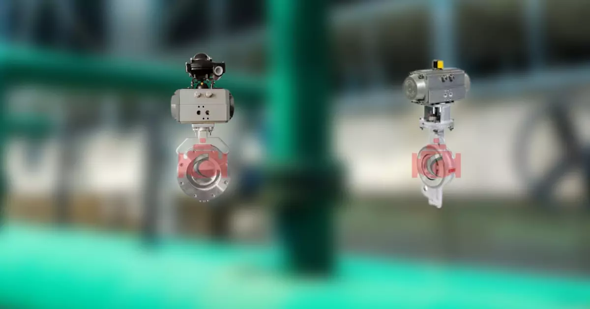 Double Offset Pneumatic Butterfly Valves