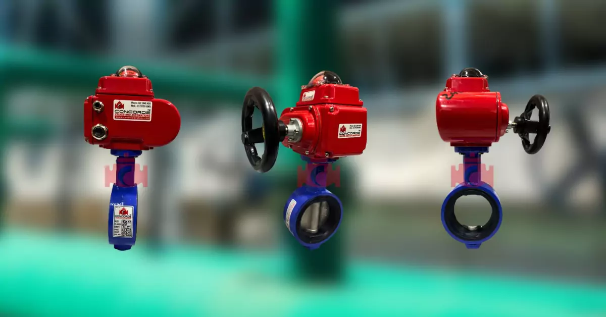 Electrically Actuated Butterfly Valve
