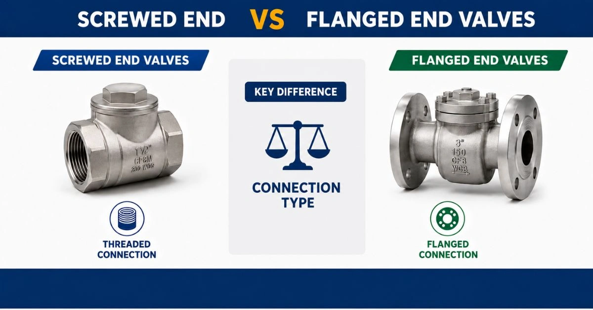 Flanged vs Screwed End Valves