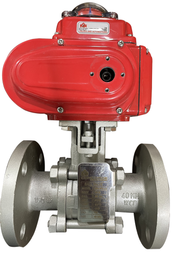 image of electric operated ball valve
